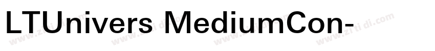 LTUnivers MediumCon字体转换